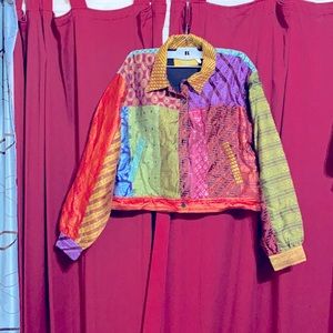 Sacred Threads crop top/jacket
